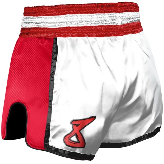 8 Weapons Muay Thai Short Carbon, Colour: Rot, Size: XL, 2 image