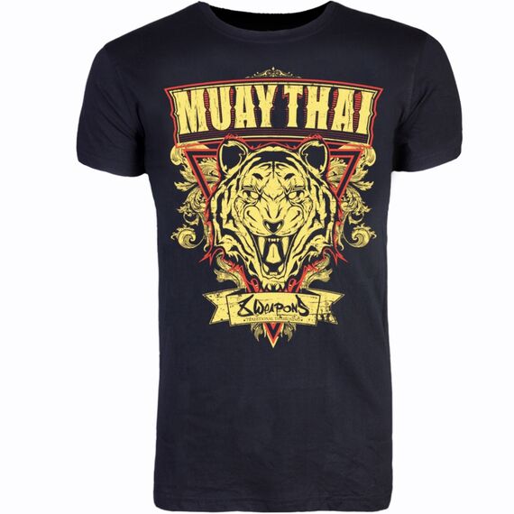 Muay Thai Tiger, Size: M, Colour: Schwarz