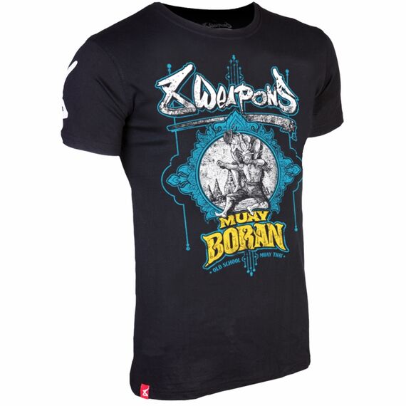 Muay Boran T-Shirt, Taille: M, Couleur: Noir, 2 image