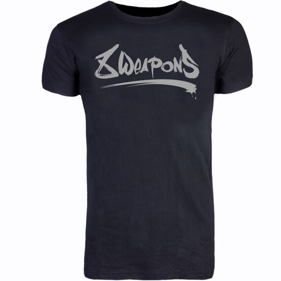 8 WEAPONS Unlimited Grey - Muay Thai T-Shirt, Size: XL, Colour: Grey