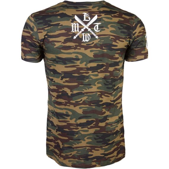 8 WEAPONS Camo Letter - Muay Thai T-Shirt, Farbe: Camouflage, Grösse : S, 2 image