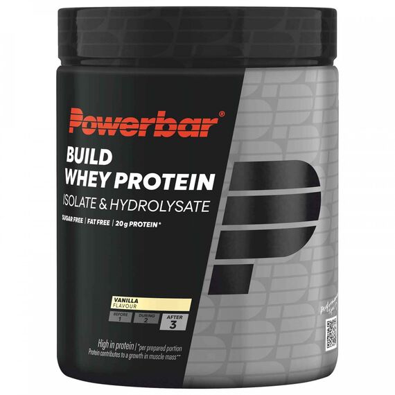 Build Whey protein Isolate &amp; Hydrolysate 550g Powerbar | Vanille