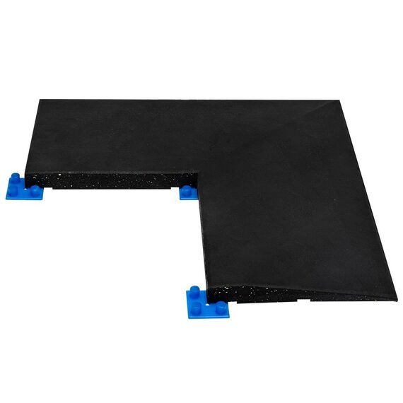 Eckbordüre für Gummiboden "Connect Tiles Corner" 50x50cm Stockz |  50x50x2 CM, 3 image