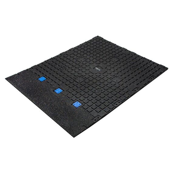 Rubber border "Connect Tiles Ramp" 25x100cm Stockz | 25x100x3 CM Black, 3 image