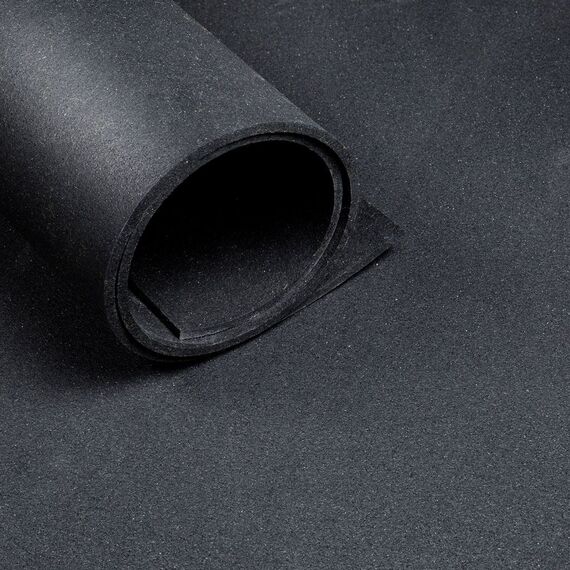 Gummiboden in Rollen "Sportsflooring Rolls Pure Black" 10x1.25m Stockz | 1000x125x0.6 CM, 3 image