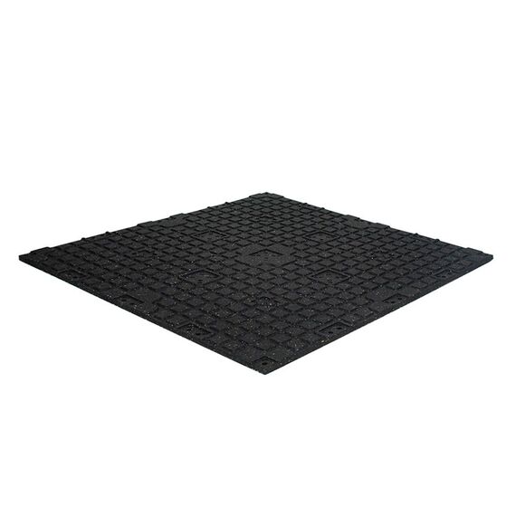 Rubber flooring “Connect Tiles Fifteen” 100x100x2cm + 7 connectors Stockz | Red, 4 image