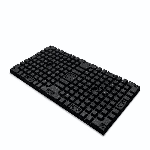 Rubber flooring "Connect Tiles Fifteen" 50x100cm Stockz | 50x100x3 CM, 3 image