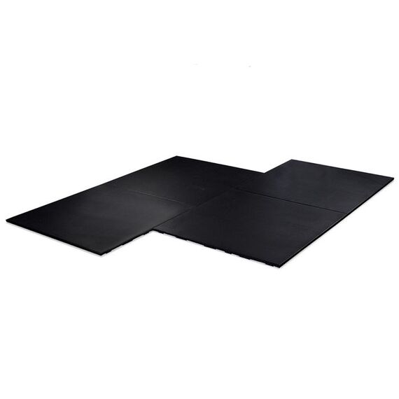 Rubber flooring "Connect Tiles Pure Black" 100x100x2cm + 7 connectors Stockz, 2 image