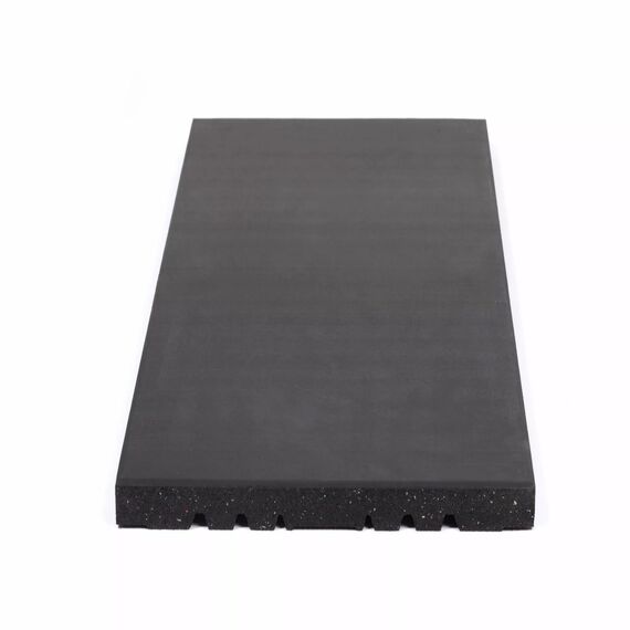Rubber flooring "Connect Tiles Pure Black" 50x100cm Stockz | 50x100x3 CM, 2 image