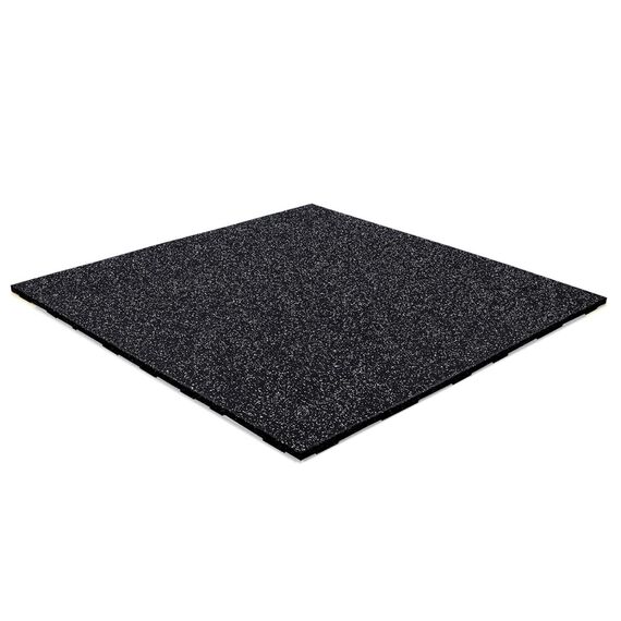 Sol en caoutchouc "Connect Tiles Fifteen" 100x100x2cm + 7 connecteurs Stockz | Gris
