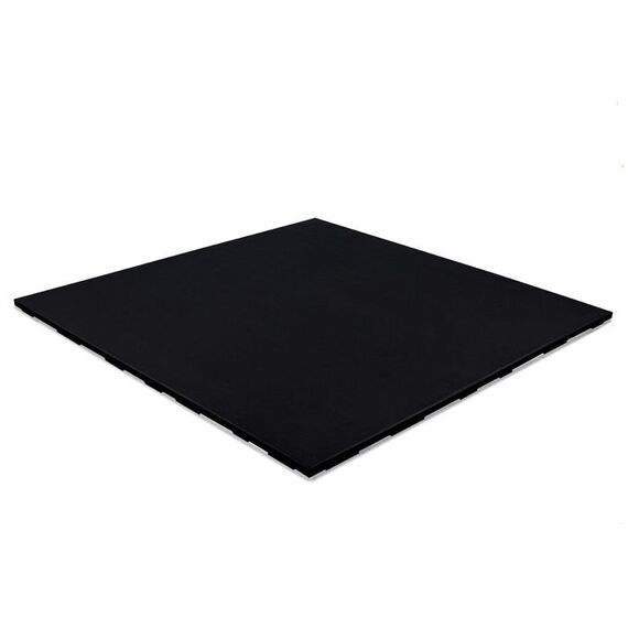 Sol en caoutchouc "Connect Tiles Pure Black" 100x100x2cm Stockz