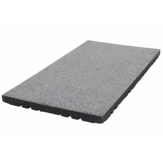 Rubber flooring "Connect Tiles Stone" 50x100cm Stockz | 50x100x4 CM