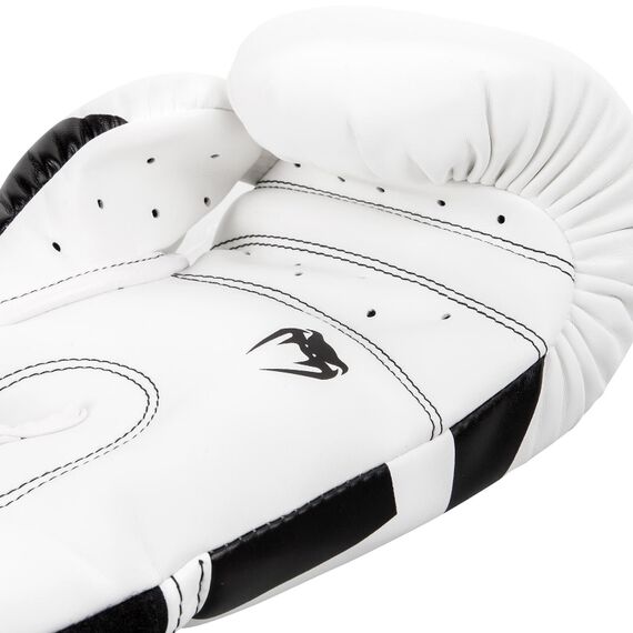 Venum Elite Boxing Gloves - White/Black, OZ: 14oz, 4 image