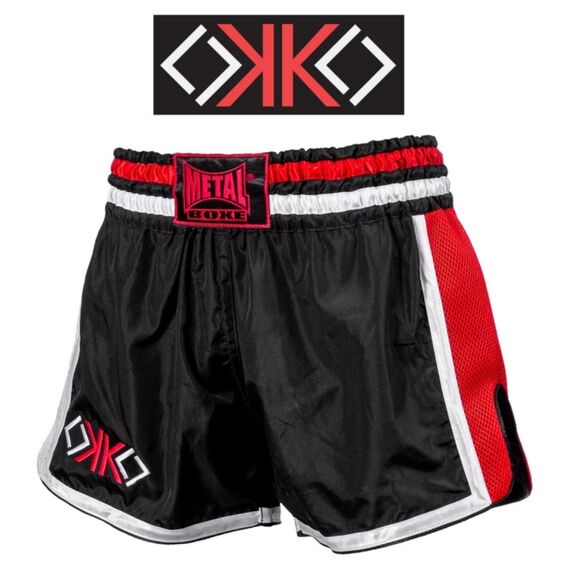 Short Thai Oko Noir Xxl, Colour: Schwarz, Size: XXL