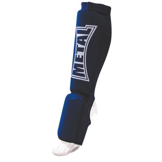Shin-Foot Guard, Colour: Blue, Size: XL