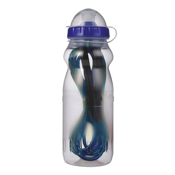 Corde A Sauter + Gourde Bleu, Colour: Blue