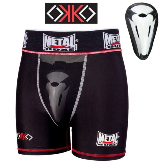 Groin Guard Shorty Extra Cup Oko, Couleur: Noir, Taille ne pas utiliser: S