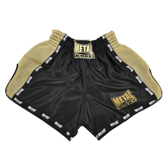 Short Thai/Kick Extrem Noir Gold Tm, Colore: Nero, Size: M