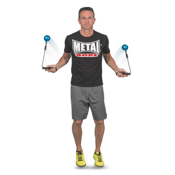 Corde à Sauter Ball Jump 450 G, Couleur: Bleu, 2 image