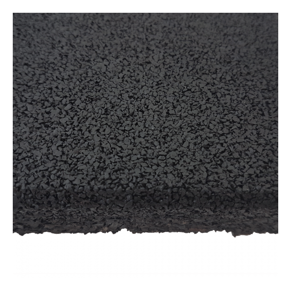 Rubber flooring "Standard Tiles Black" 100x100cm Stockz | 100x100x4.3 CM, 3 image