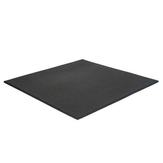Rubber flooring "Standard Tiles Black" 100x100cm Stockz | 100x100x4.3 CM