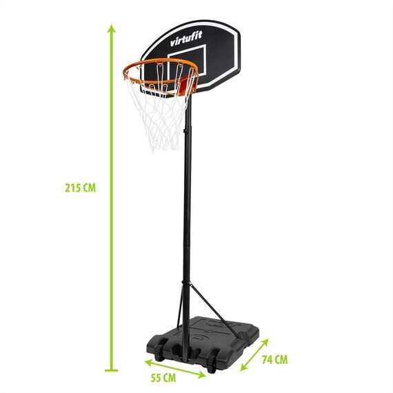 Panier de basket sur pied réglage facile 1.7m à 2.15m VirtuFit, 3 image