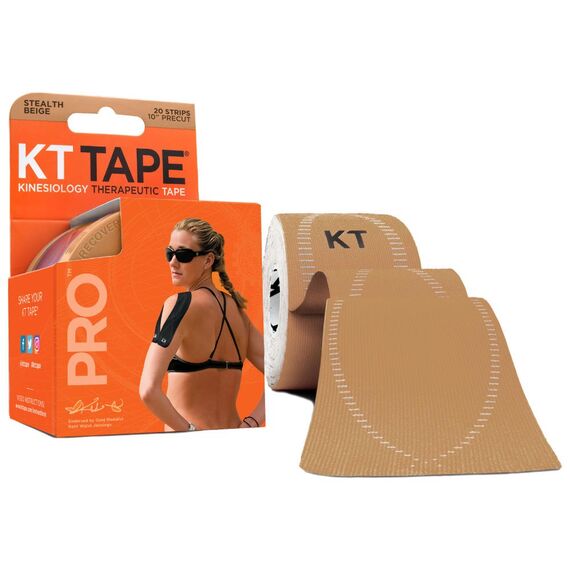 Tape "Pro tape precut" 25x5 cm KT Tape (lot de 20) | Marron
