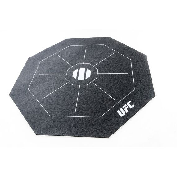 UFC Octagonal Exercise Mat, Colour: Schwarz