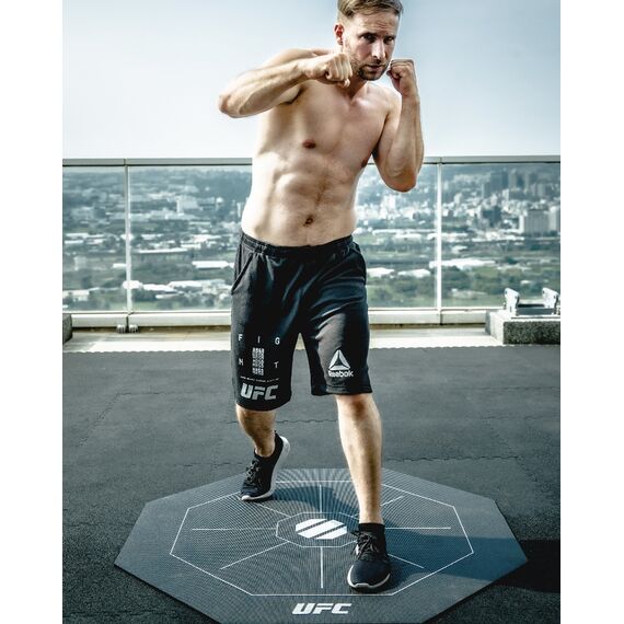 UFC Octagonal Exercise Mat, Colour: Schwarz, 2 image