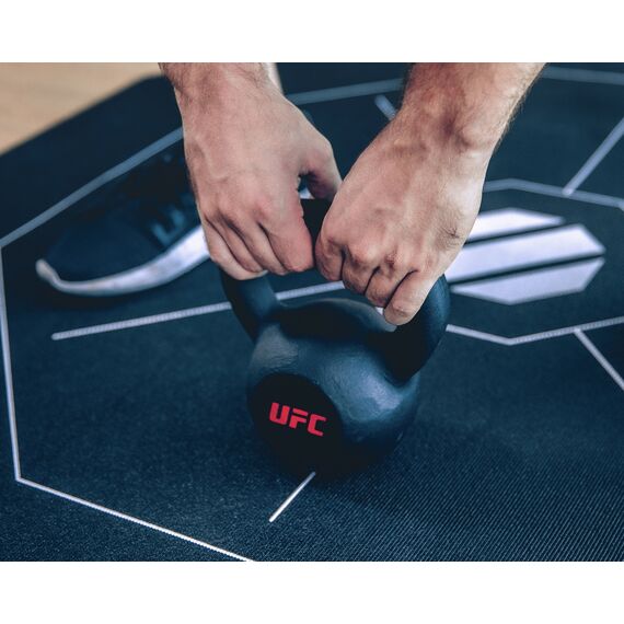 UFC Octagonal Exercise Mat, Colour: Schwarz, 10 image