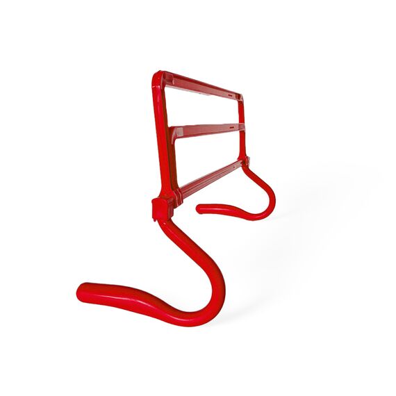 Mini haie ajustable réglable 4 hauteurs 15 à 40 cm | Rouge, 4 image