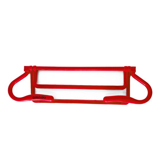 Mini haie ajustable réglable 4 hauteurs 15 à 40 cm | Rouge, 3 image