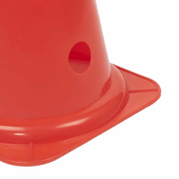 Cône 52cm 3 trous pour jalons Ø 25mm | Rouge, 2 image
