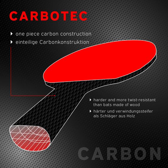 Schildkröt "CarboTec 3000" table tennis racket, 3 image