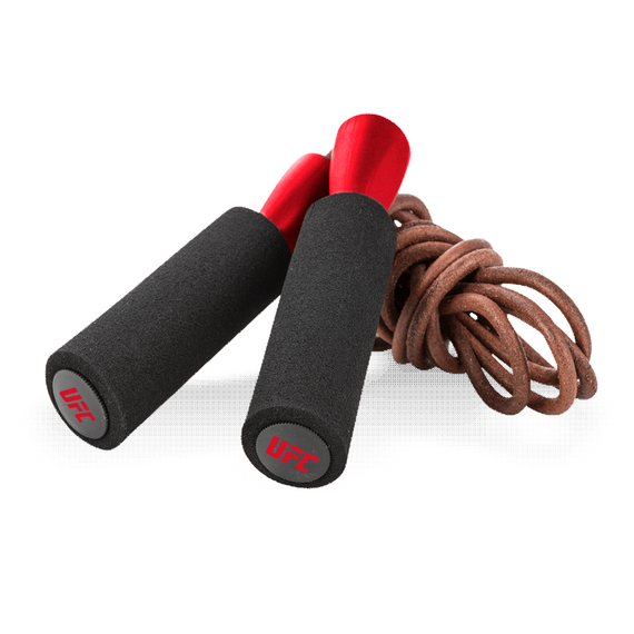 UFC Leather Jump Rope, Colour: Schwarz