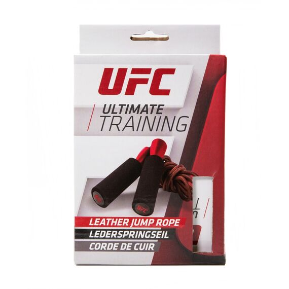 UFC Leather Jump Rope, Colour: Schwarz, 4 image