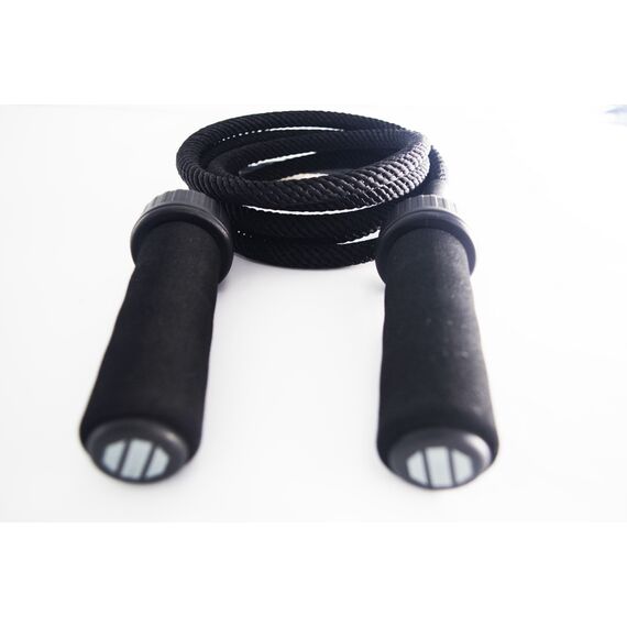 UFC Weighted Cross Fit Jump Rope, Colour: Schwarz