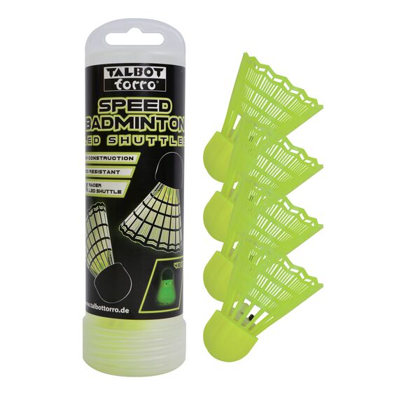 Talbot-Torro "Shuttles led" speedbadminton shuttlecocks (set of 4)
