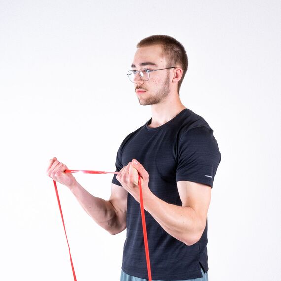 Bande de résistance élastique en latex GladiatorFit | Jaune, 4 image