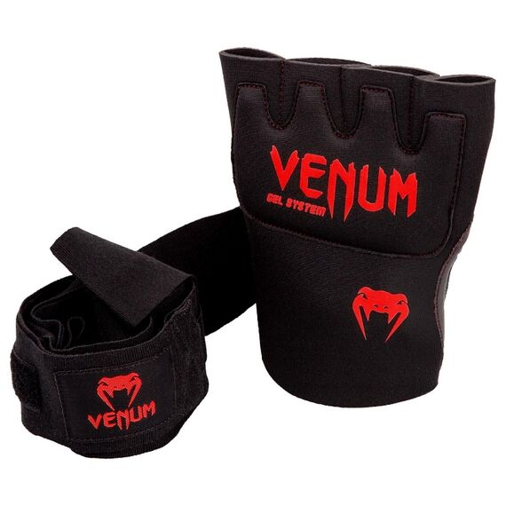 Sous-gants Venum Gel Kontact - Noir/Rouge, Taille: Taille unique, Couleur: Rouge, 2 image