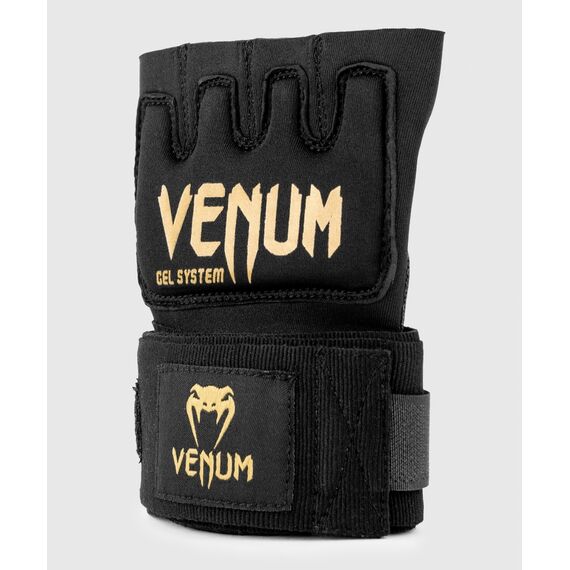 Venum Kontact Gel Glove Wraps - Black/Gold, Colore: Nero, Size: XL, 2 image