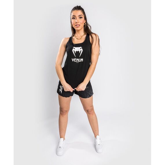 Venum Classic Logo Tank Top - For Women - Black - L, Colour: Schwarz, Size: L