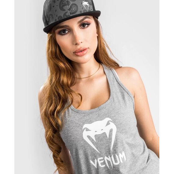 Venum Classic Logo Tank Top - For Women - Light Heather Grey  - L, Colore: Grigio, Size: L, 6 image