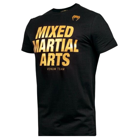 Venum MMA VT T-shirt - Black/Gold, Colour: Gold, Size: S, 2 image