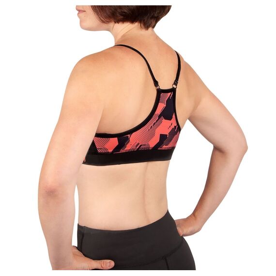 Venum Tecmo Sport Bra - Black/Coral, Taille: L, Couleur: Noir, Taille ne pas utiliser: L, 2 image
