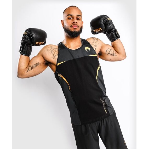 Venum Tempest 2.0 Tank Top Black/Gold, Colour: Schwarz, Size: M, 4 image