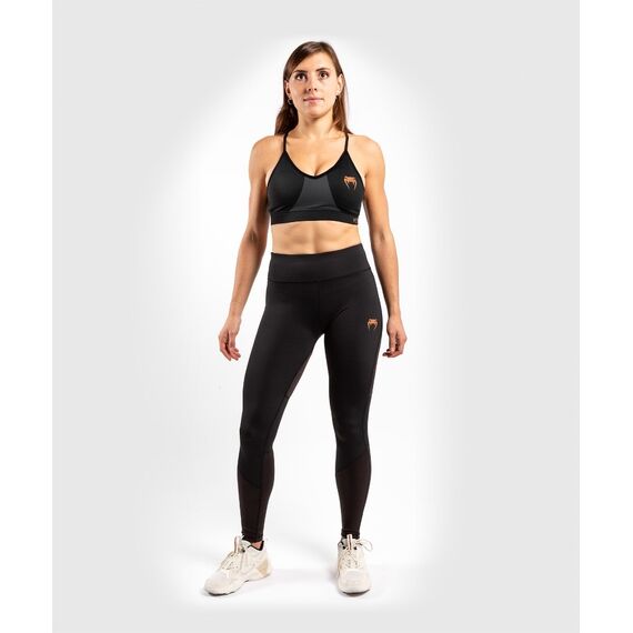 Venum Dune 2.0 Sport Bra - For Women - Black/Bronze, Size: M, Colour: Schwarz, Size: M, 2 image
