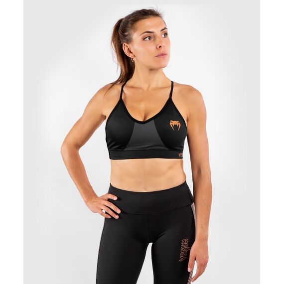 Venum Dune 2.0 Sport Bra - For Women - Black/Bronze, Size: M, Colour: Schwarz, Size: M, 4 image