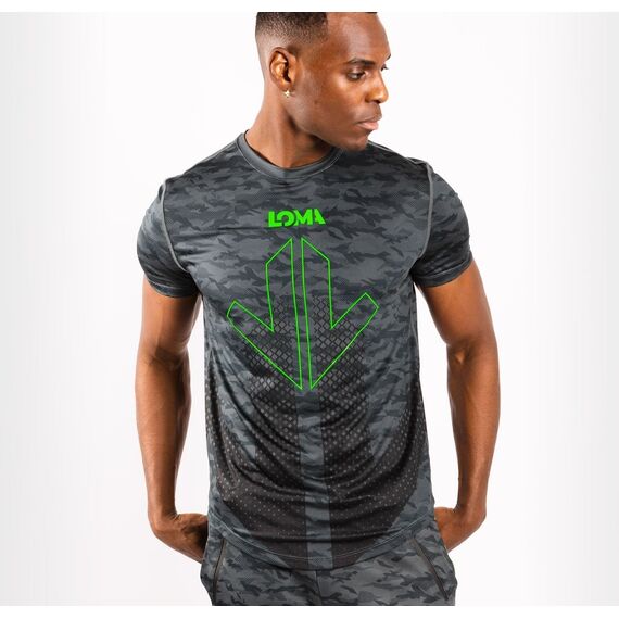 Venum Arrow Loma Signature Collection Dry tech t-shirt - Dark Camo, Colour: Camouflage, Size: XL