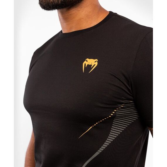Venum Athletics T-shirt â€“ Black/Gold - XL, Size: XL, Colour: Schwarz, Size: XL, 4 image